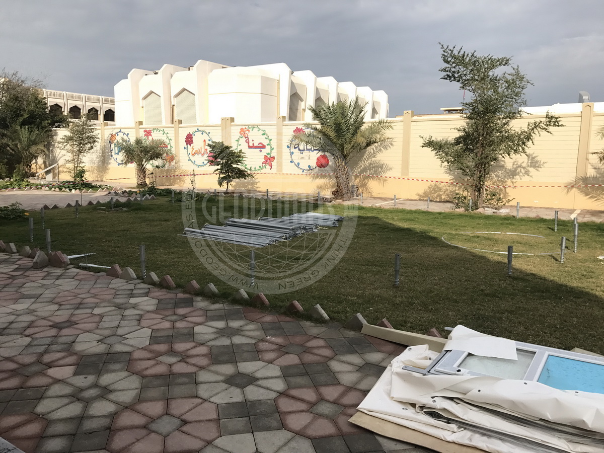 Biodome Ø12m Inside a Aishah Bint Abi Baker School | UAE, Abu Dhabi