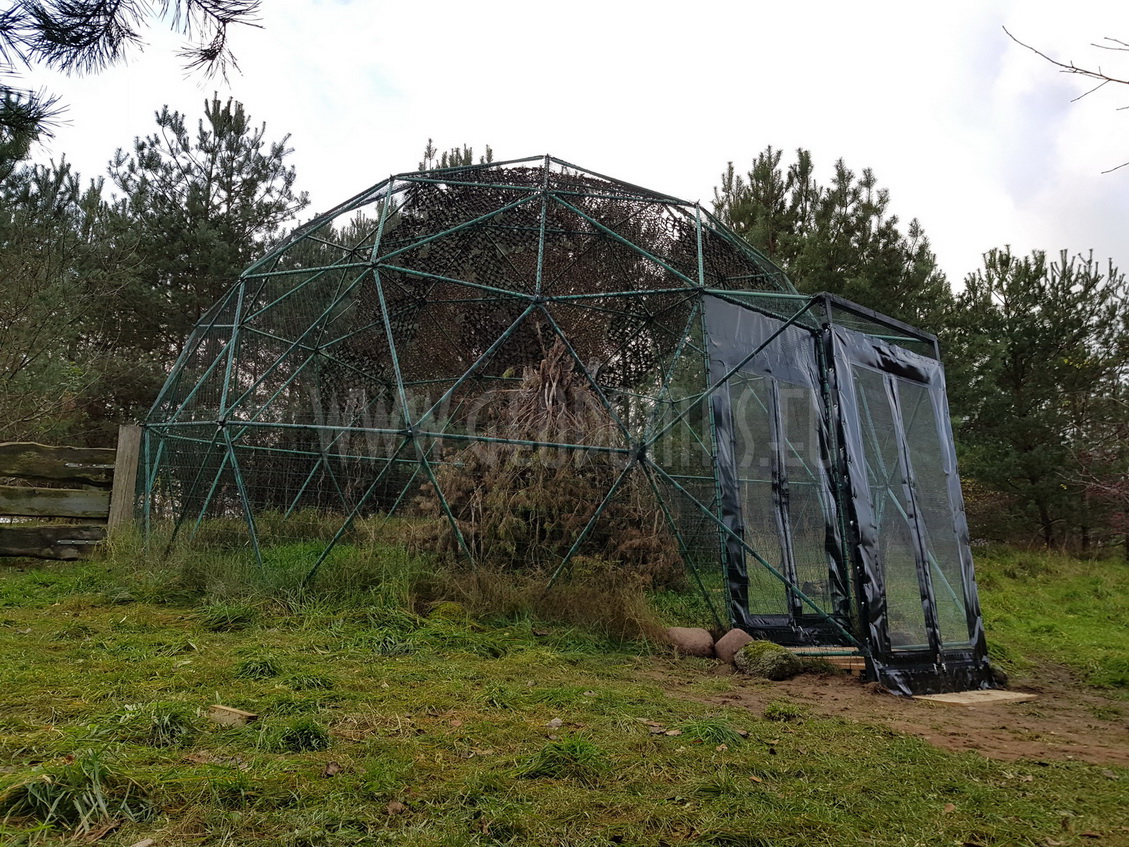 Ø6-Ø7-Ø30m Domes for Wild Birds Rehabilitation Center | Bukvald, Poland