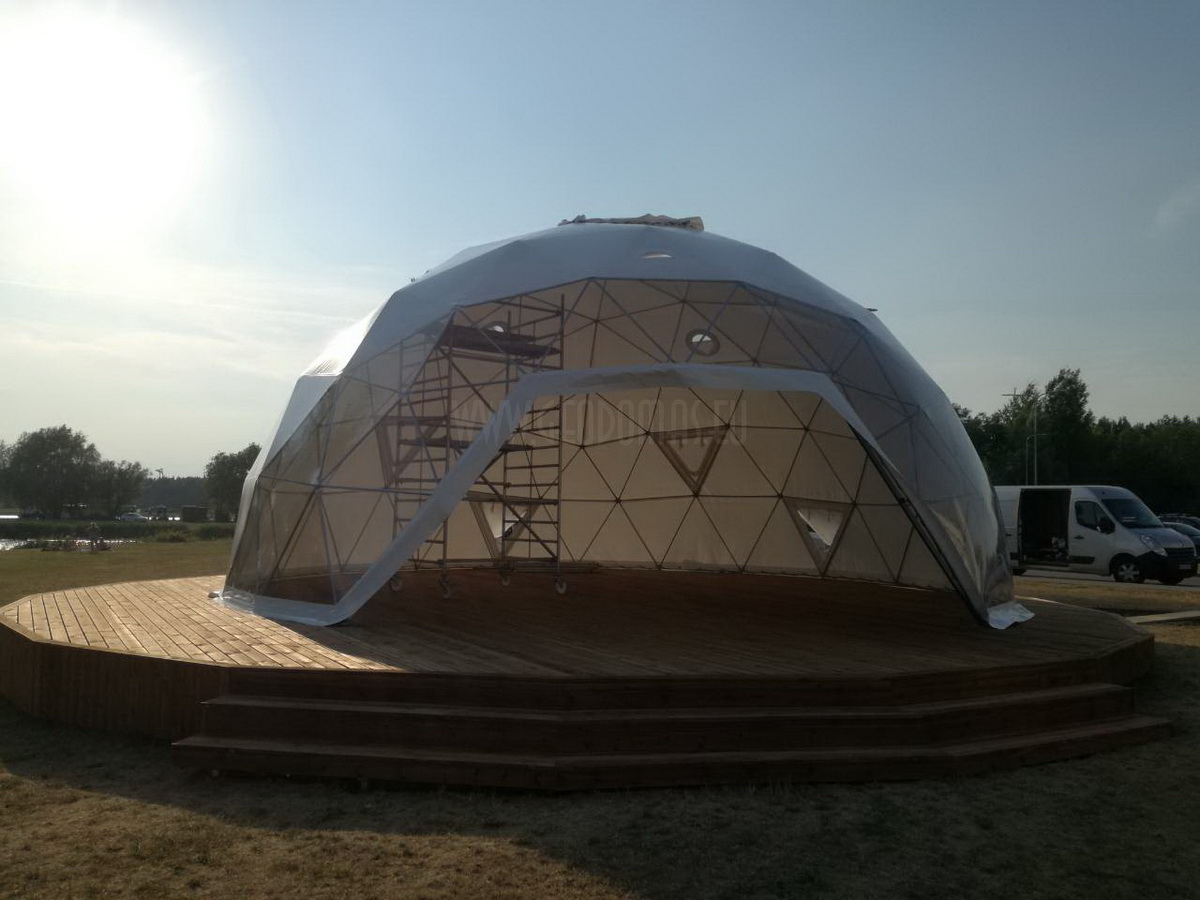 Ø11m & Ø6m “Vytautas Mineral SPA” Terrace-Domes | Birstonas, Lithuania