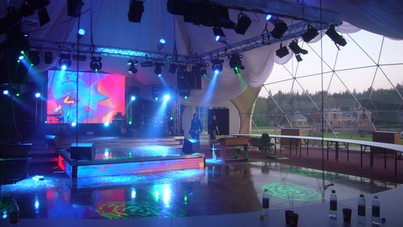VIP Club 450m2 |  Events Domes Ø20m & Ø13m, Jusine, Lithuania
